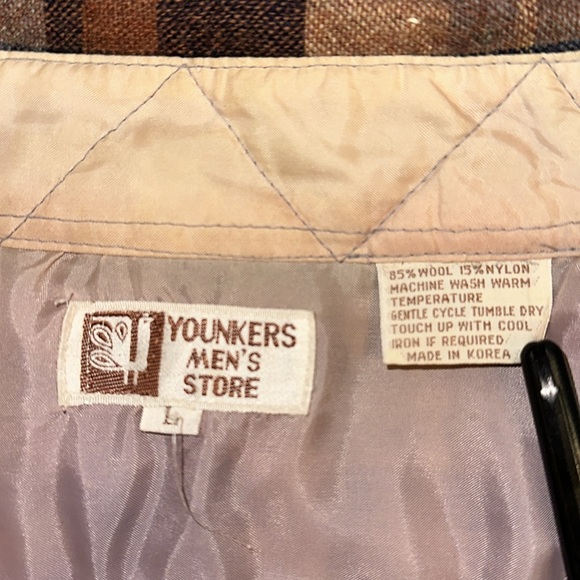 Shirt Jacket size L 85% wool; 15% nylon; Younkers Men’s Store - Picture 3 of 7